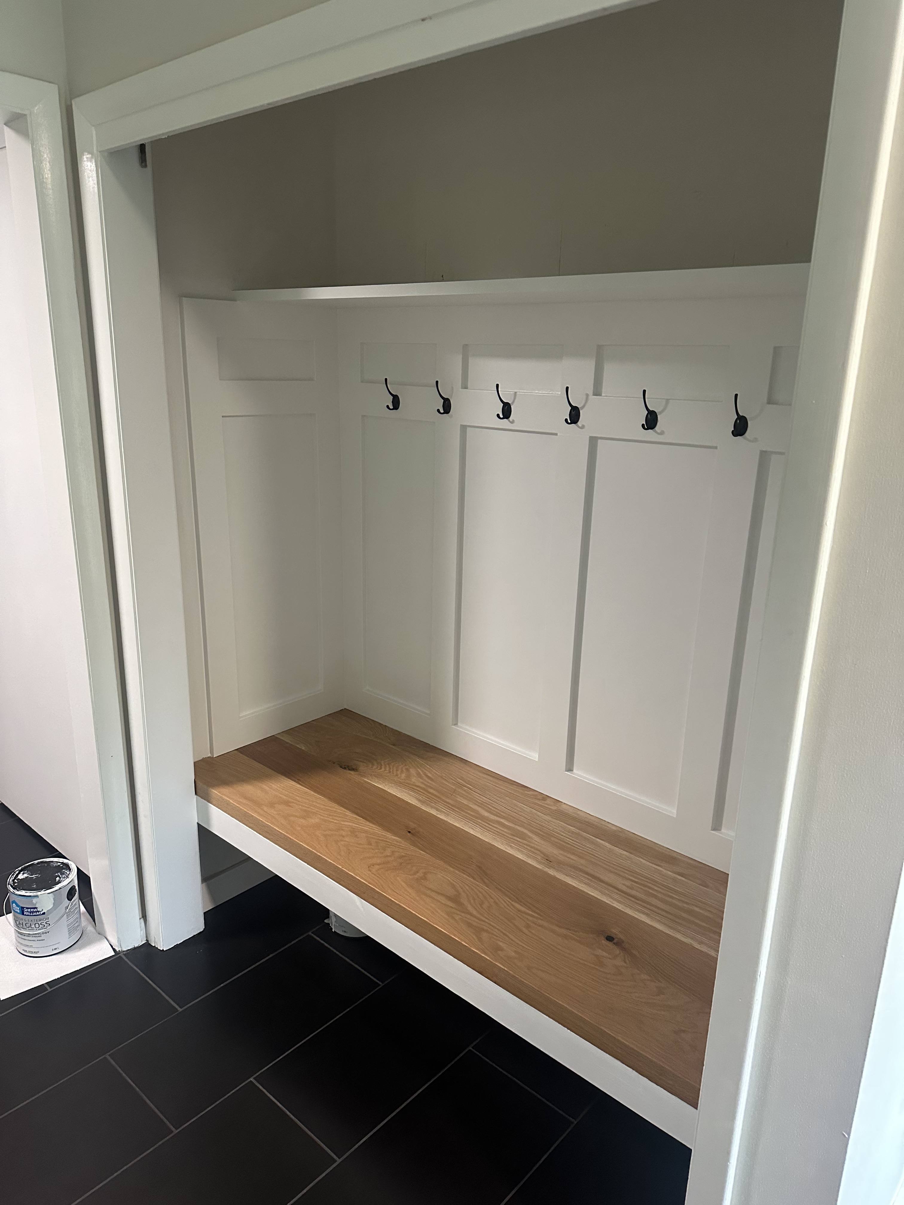 Custom Entryway Bench Built-In