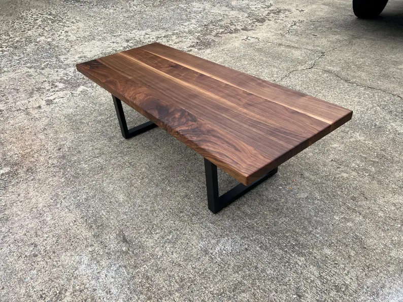Walnut + Steel Legs